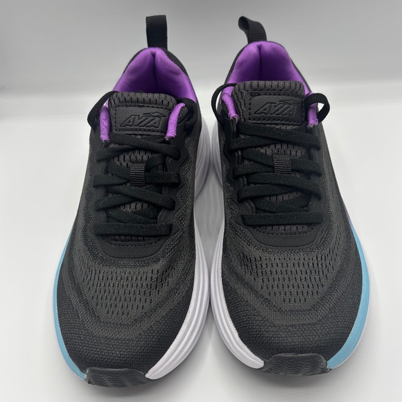 Avia Women's Comfort Performance Sneaker Black/Purple - Size 6 - Picture 7 of 8